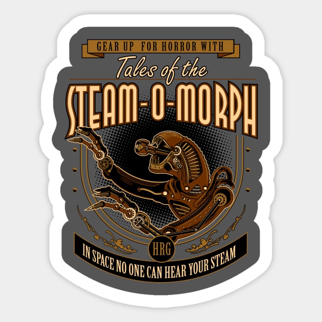 Steam-O-Morph Sticker by Grafxguy1